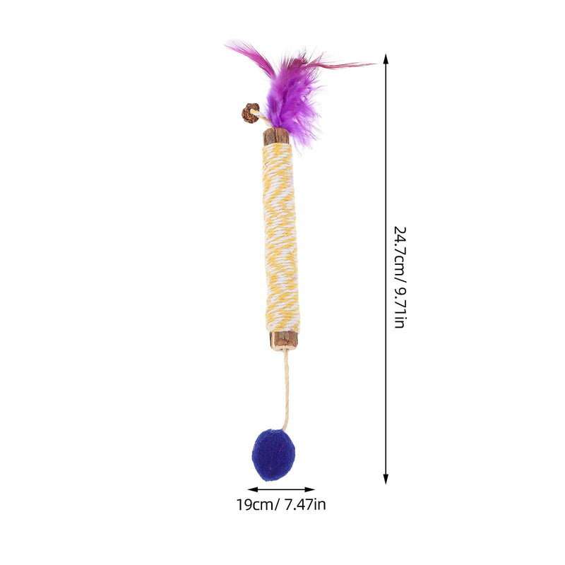 Luxshiny 2 pcs Silvervine Chew Toys for Teething Cats made from Actinidia Polygama Indoor Cat Dental Care for House Cats