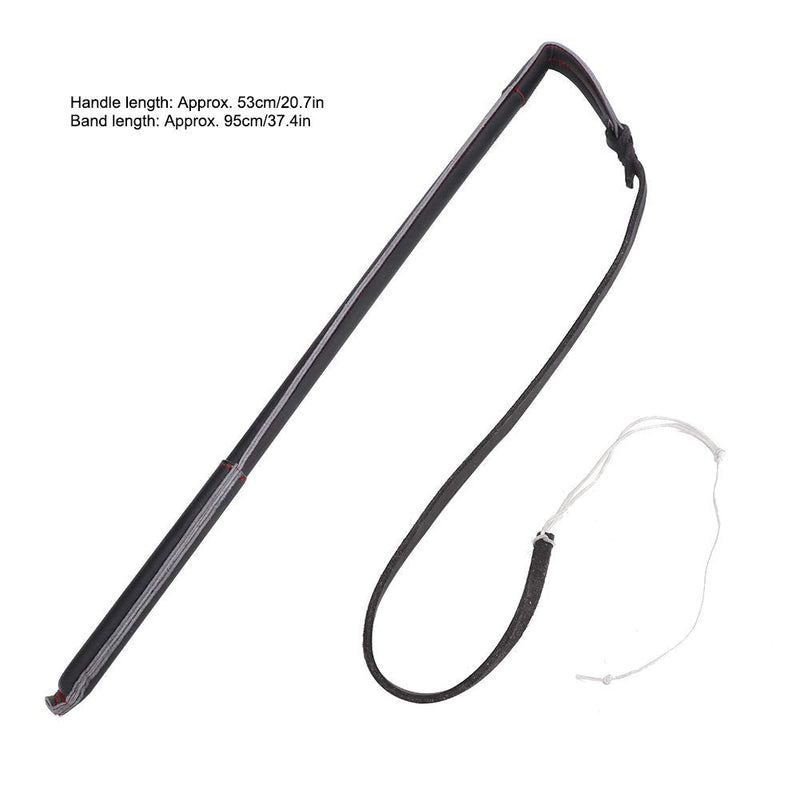 Pssopp Cowhide Dog Agitation Whip Dog Teaser Wand Dog Training Whip Dog Teaser Wand Outdoor Playing for Pulling, Chasing, Chewing, Teasing, Training - PawsPlanet Australia