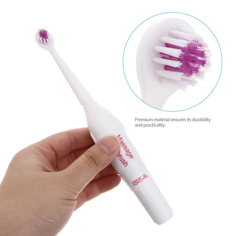 TEHAUX Professional Electric for Pets Acoustic Cleaning Brush with 2 Replacement Heads Lightweight Portable Dog and Cat for Travel and
