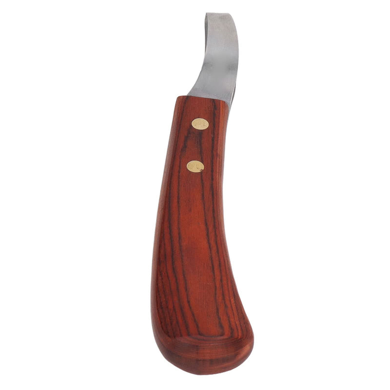 Hoof Knife with Wood Handle hoof Knife with Wood Handle, Professional Horse Hoof Care Tool, Multipurpose Trimming and Cutting for Cattle and Horses, Marechalerie Tools Cuidado de Los cascos