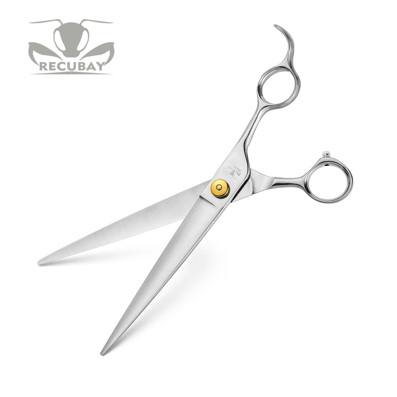 Gold Mantis Professional Dog Shears,8.0" Straight Shear For Thick Long Hair Large Dog Cat 8 Inch Straight - PawsPlanet Australia