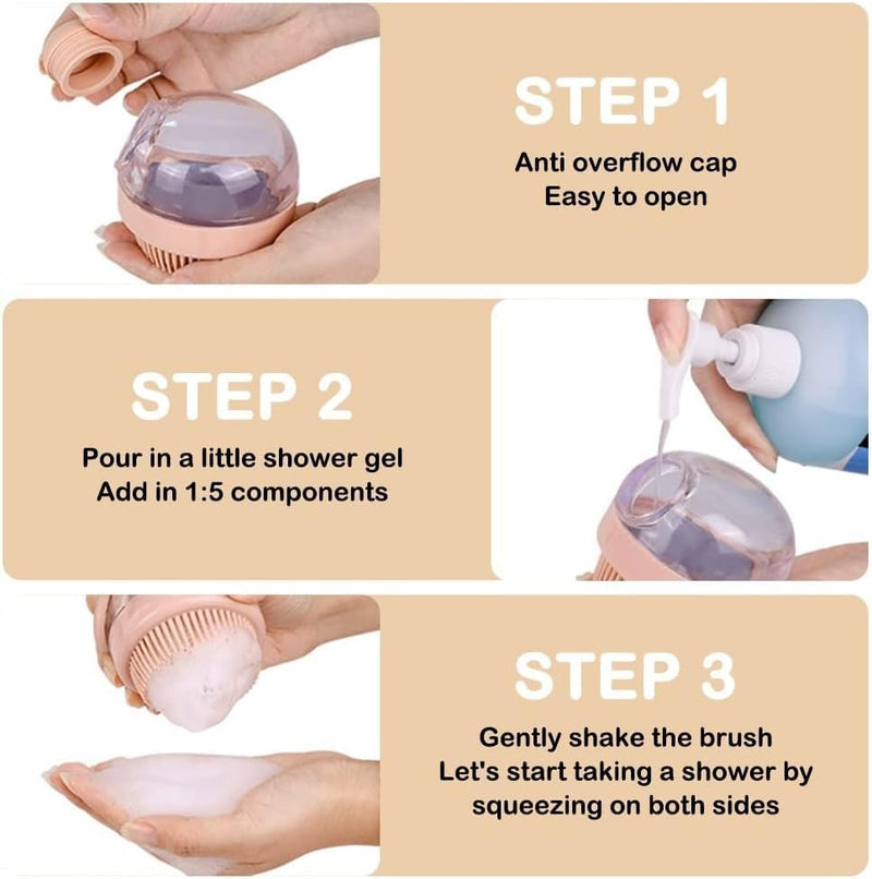 Pet Grooming Gloves Set - 2pc Gentle Silicone Dog Cat Grooming Brush Kit for Deshedding Bathing - Hair Removal Massage Scrubber for Short Long Hair Sensitive Skin