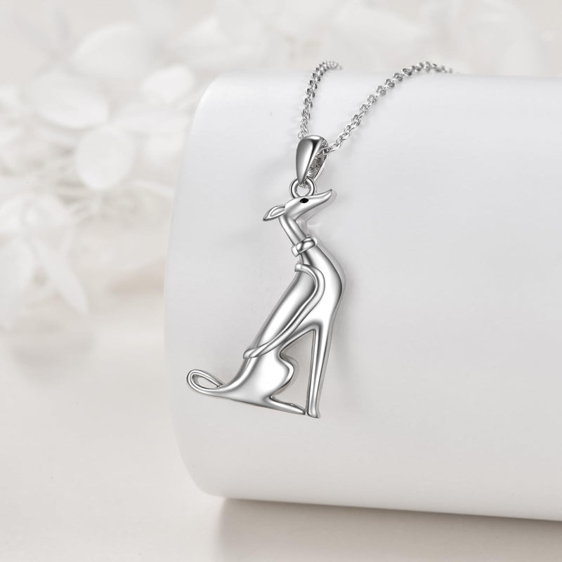 Animal Gifts Necklace 925 Sterling Silver Greyhounds/Spider/Longhorn/Goat/Sheep Pendant Necklace for Women Jewelry Gifts - PawsPlanet Australia
