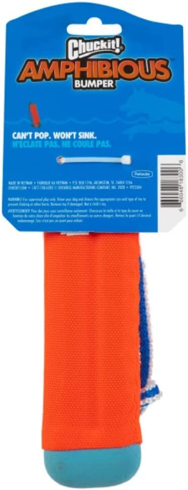 Chuckit Amphibious Bumper Fetch and Float Dog Toy, Medium (Assorted Colors) 1 - PawsPlanet Australia