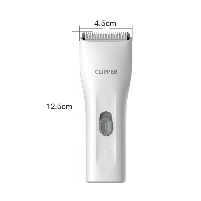 Dog Grooming Kit Clipper for Thick Coat Low Noise Cordless Cat Hair Trimmer Rechargeable Shaver Pet Grooming Tools for Small and Large Animals L006-air-white