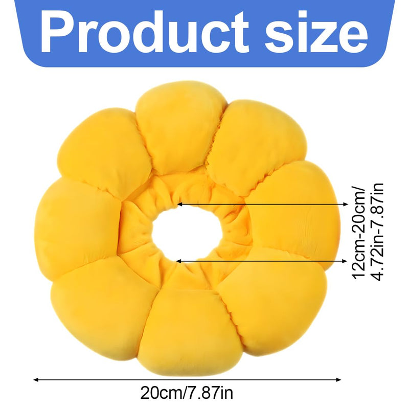 EIHI Cat Collar for Small Dogs After Surgery, Adjustable Collar, Soft Sunflower for Recovery, Collar
