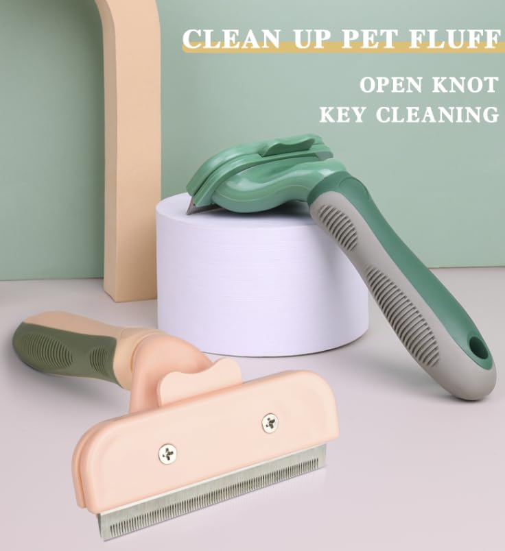 TopMed ETS Deshedding Tool For Dogs & Cats, Pet Grooming Brush For All Kind Of Pet Hair, Reduces Shedding Effectively Proven Grooming Tools for Dogs Cats and Other Animals (Small, Pink) Small - PawsPlanet Australia