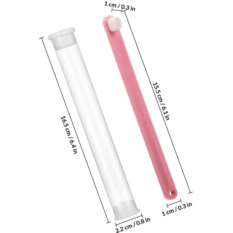 Artibetter Toothbrushes for Precise Cleaning of Pets, 3 Pieces, Plastic with Soft Bristles, Robust and Durable for Small Dogs, Cats and Rabbits