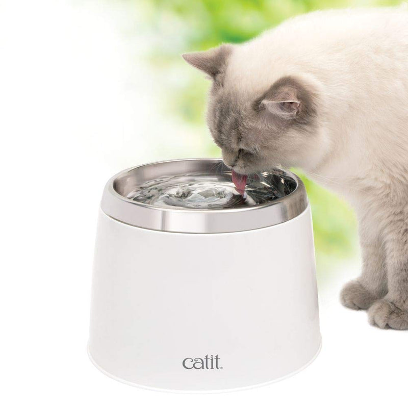 Catit Fresh & Clear Stainless Steel Cat Water Fountain, 50023 64 fl. oz. - PawsPlanet Australia