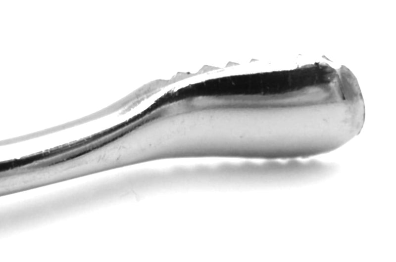 Pet Toothbrush 18cm Silver Manual Plastic Silicone Reusable Double Sided Pet Grooming Toothbrush Animal