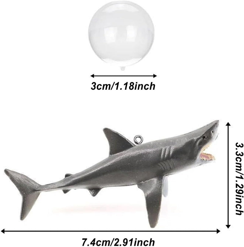 Floating Shark Ornament - Adjustable Aquarium Shark Animal Decor, Shark Pool Décor | Aquarium Floating Shark Ornaments Thematic Ornaments Suitable for Aquarium All Kinds of Fish Tank and Home - PawsPlanet Australia