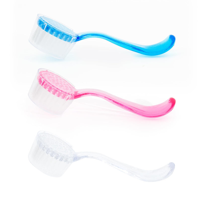 3 Pck Hamster Bath Brush Massage Combs, Reptile Cleaning Supplie for Hedgehog Turtle white - PawsPlanet Australia