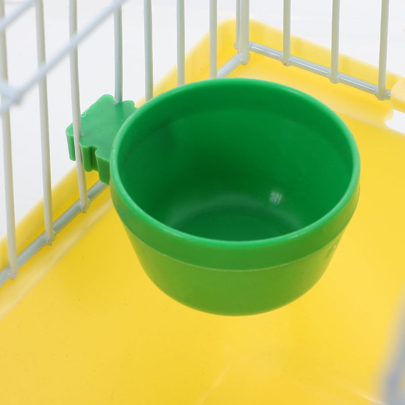 Garneck Small Bird Travel Cage: Portable Parakeet Carrier with Food and Water Box 9.2 Inch Animals Cage for Cockatiels Parrot - Easy to Carry for Short Trip, Daily Outing - PawsPlanet Australia