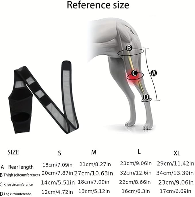 Compressive Back Paw Support Dog Support Joints Hip Protective Band Pets Muscle Stabilizer (S) S