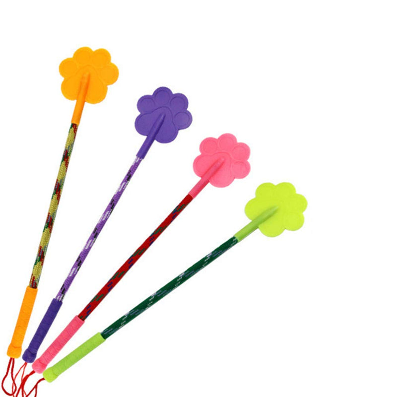 balacoo 2Pcs Pet Training Stick Rubber Paw Shape Dog Training Pat Cat Whip Pet Training Tool Dog Training Tool for Dog Puppy Cat (Random Color) - PawsPlanet Australia