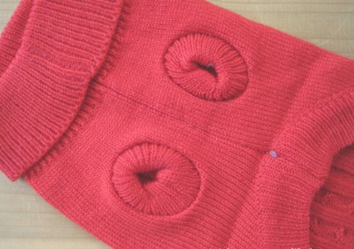 Tangpan Turtleneck Classic Straw-Rope Pro Pet Dog Sweater Apparel (Red,M) Medium (Pack of 1) Red - PawsPlanet Australia