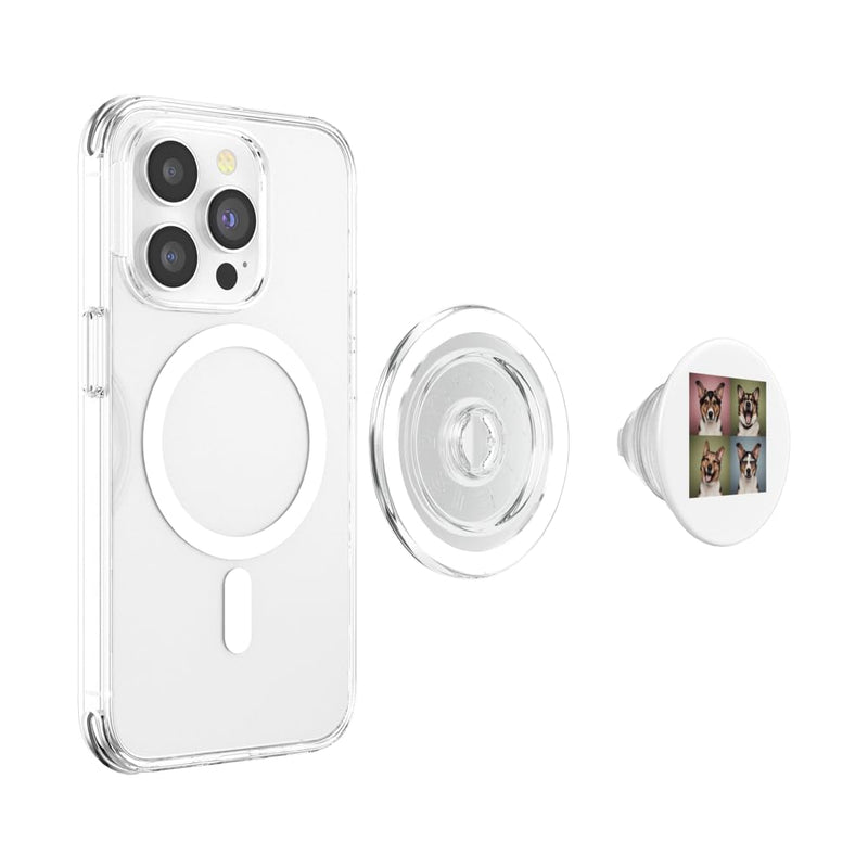 Kangal Pet Face Portrait Photobooth With Sunglasses PopSockets PopGrip for MagSafe Magnetic PopGrip - PawsPlanet Australia
