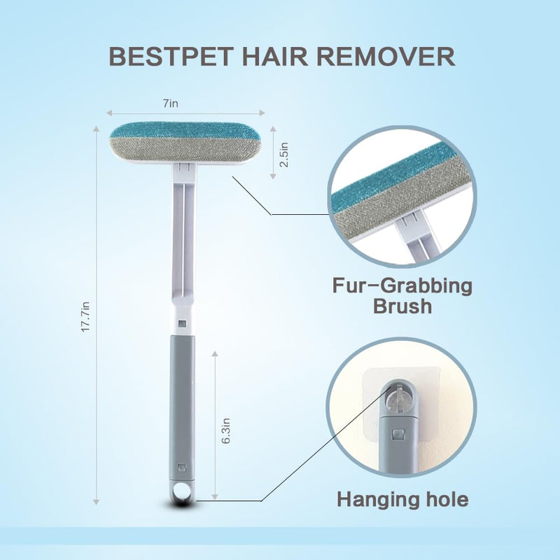 Pet Hair Remover and Reusable Cat and Dog Hair Remover for Furniture, Couch, Carpet, Clothes, Car Seats or Bedding, Reusable Lint Brush, Perfect Dog and Cat Fur Remover Tool - PawsPlanet Australia