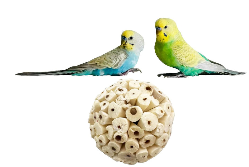 12 Pack big size 2.5" Sola Ataa Bird Toy Interactive and Durable Play Ball Toy for Parrots Cockatiels Pet Birds