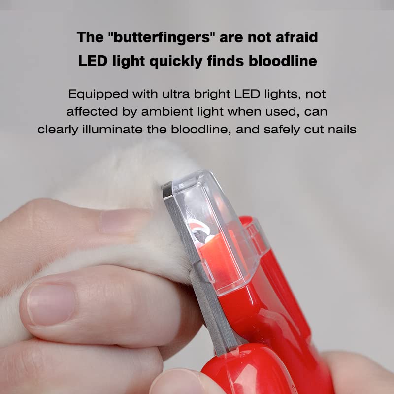 Pet Nail Clippers, Small Pepper Shape,Ergonomic Pet Nail Trimmer,Portable Pet Nail Cutter - PawsPlanet Australia