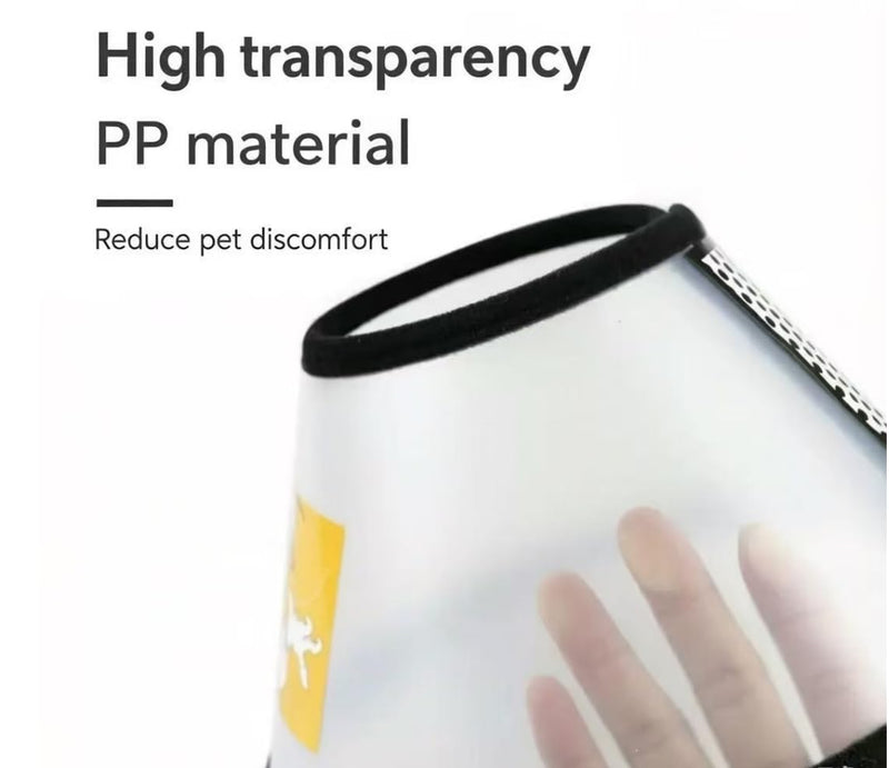 Anti-Licking Dog Collar; Comfortable Elizabethan Collar Suitable for Medium to Large Dogs After Surgery; Soft pet Neck Protection Collar (Size M)