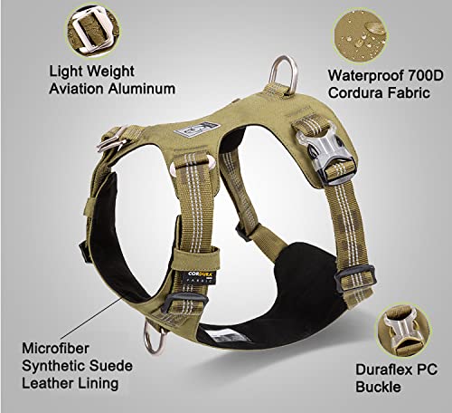 WINHYEPET Truelove Explosion-proof Waterproof Fabric Dog Harness High Density Nylon Webbing Light-weight Outdoor Product Suitable Small and Medium Large Dog TLH6282(Purple, S) Purple - PawsPlanet Australia