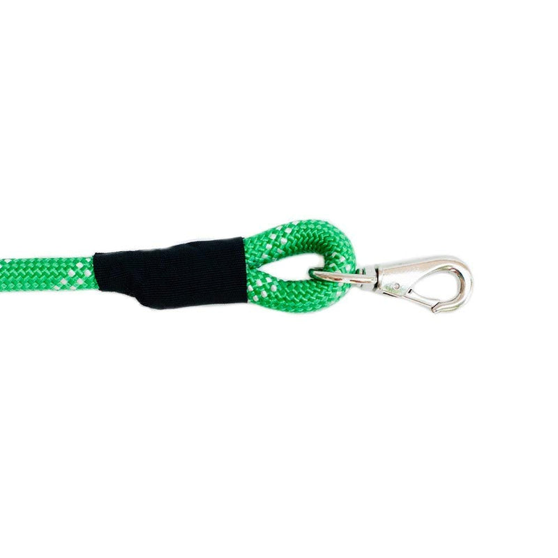 ZippyPaws - Climbers Dog Leash - Tough Climbing Rope Dog Leash - 2/3 Inch Thick 6ft Green