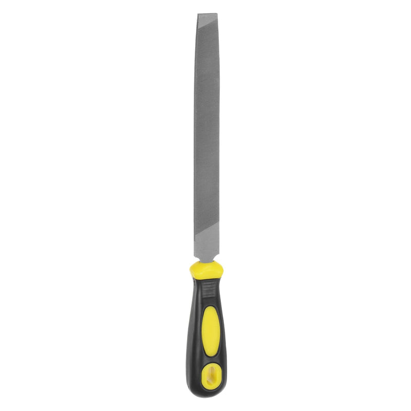 HARFINGTON Horseshoe File 6 Inch 3mm High Carbon Steel Single Cut Flat Hand Rasp File with Plastic Handle for Deburring and Removing Material