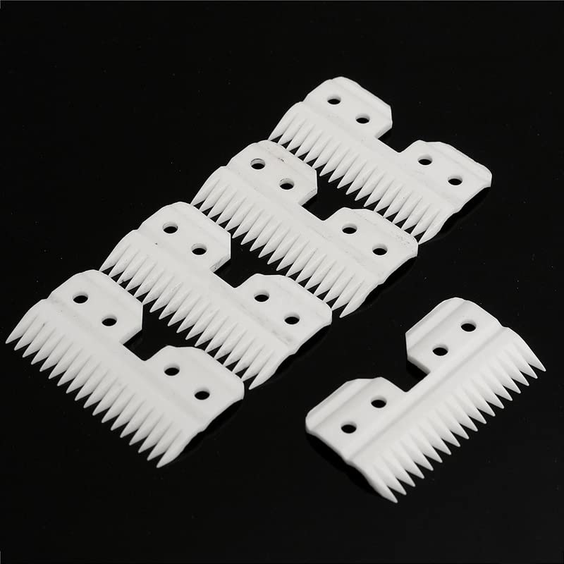5pcs Ceramic Blades for Most Andis Oster Wahl AG A5 Hair Clippers Cutters Trimmer Beard Dog Grooming Blade Replacement - PawsPlanet Australia