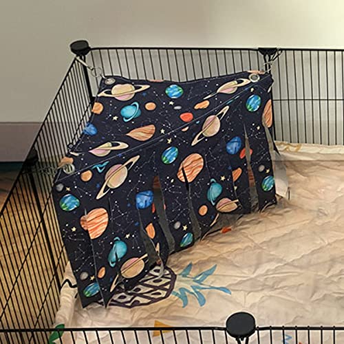 Guinea Pig Corner Hideout Hammock and Bed,Ferret Corner Hammock and Bed Cave Cozy for Guinea Pig Ferret Chinchilla Rats for Playpen C&C Cage Midwes Cage Black - PawsPlanet Australia