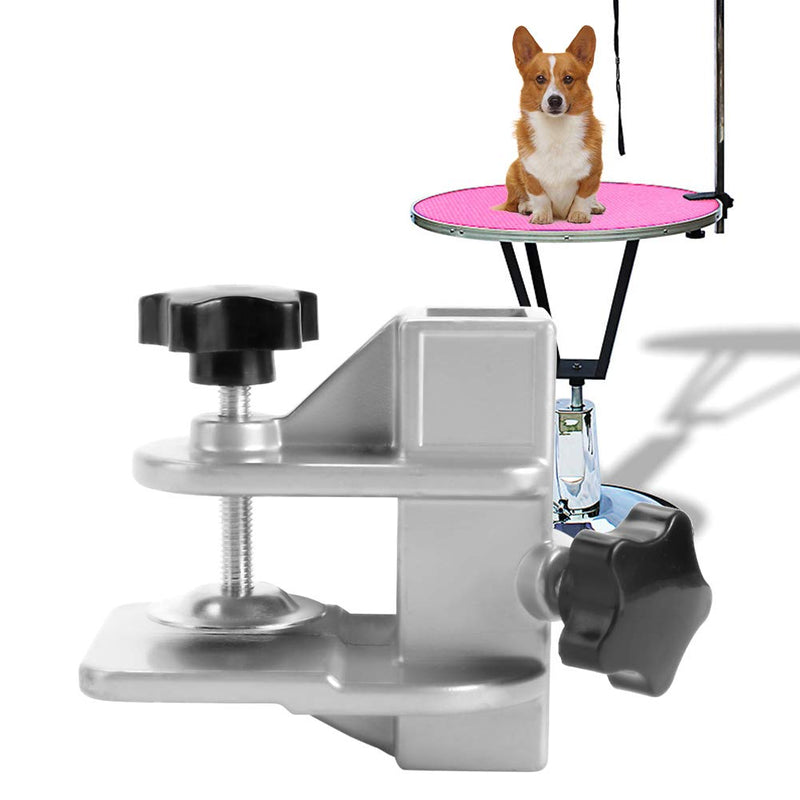 Pet Grooming Table Arms Clamp Pet Grooming Table Arm H Bar Clamp Holder Hair Dryer Clamp Clip Accessory Aluminium Alloy Fixture Fixation Clip(20 * 20mm) 20*20mm - PawsPlanet Australia