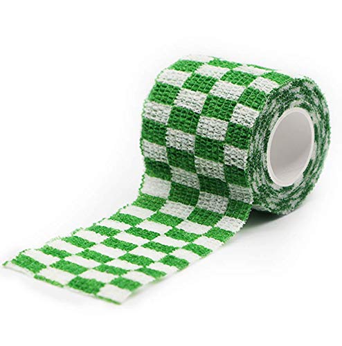 Vet Wraps 2 inch Self- Adherent Cohesive Gauze Bandage for Animals Dogs Cats Horses, 4 Colors Plaid Pattern, 12 Rolls - PawsPlanet Australia