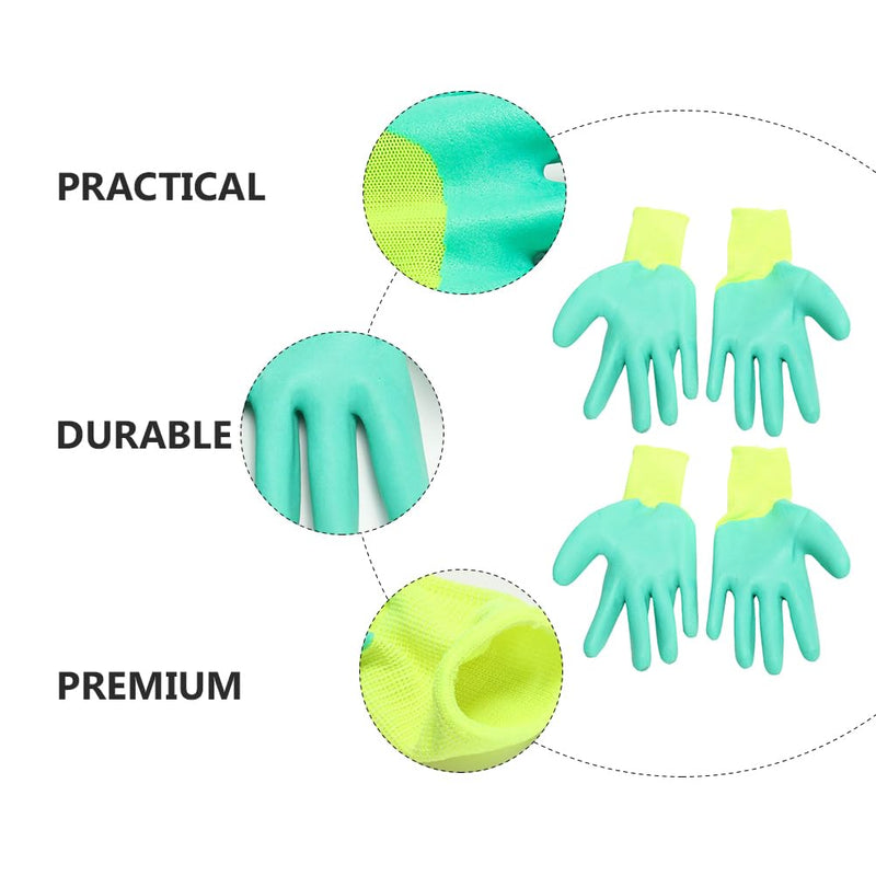 2 Pairs Hamster Gloves, Animals Glove to Handle Hamsters Hamster Bite Gloves Small Animal Handling Gloves Bite Gloves for Hamsters Rubber Pet Cat Gloves - PawsPlanet Australia
