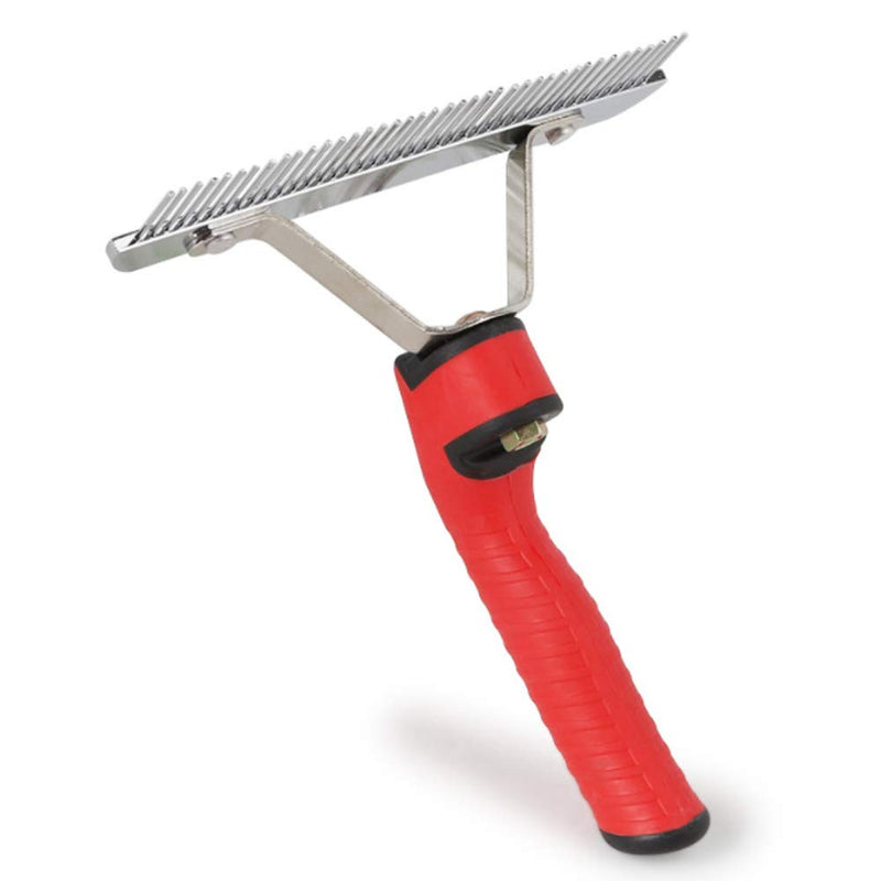 ASOCEA Pet Dog Grooming Extra-Large Rake Comb Deshedding Tool Beauty Comb For Medium Large Dogs German Shepherd Golden Retriever Husky