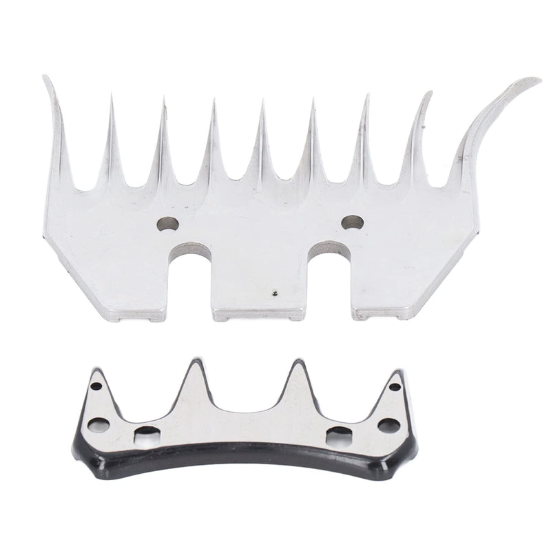 Sheep Shears Replacement Blades, Professional Curved 9 Tooth Clipper Comb Blade, Cutter Trimmer Accessory Set Kit for Sheep Alpacas Goats