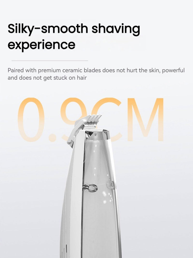 Dog Grooming Clippers Paw Trimmer with Hair Vacuum, LED Light, 9mm Blade, 35dB Low Noise, Rechargeable Clipper, Cordless Hair Trimmer & Dog Grooming Kitfor Paws, Ears, Face, Rump - PawsPlanet Australia