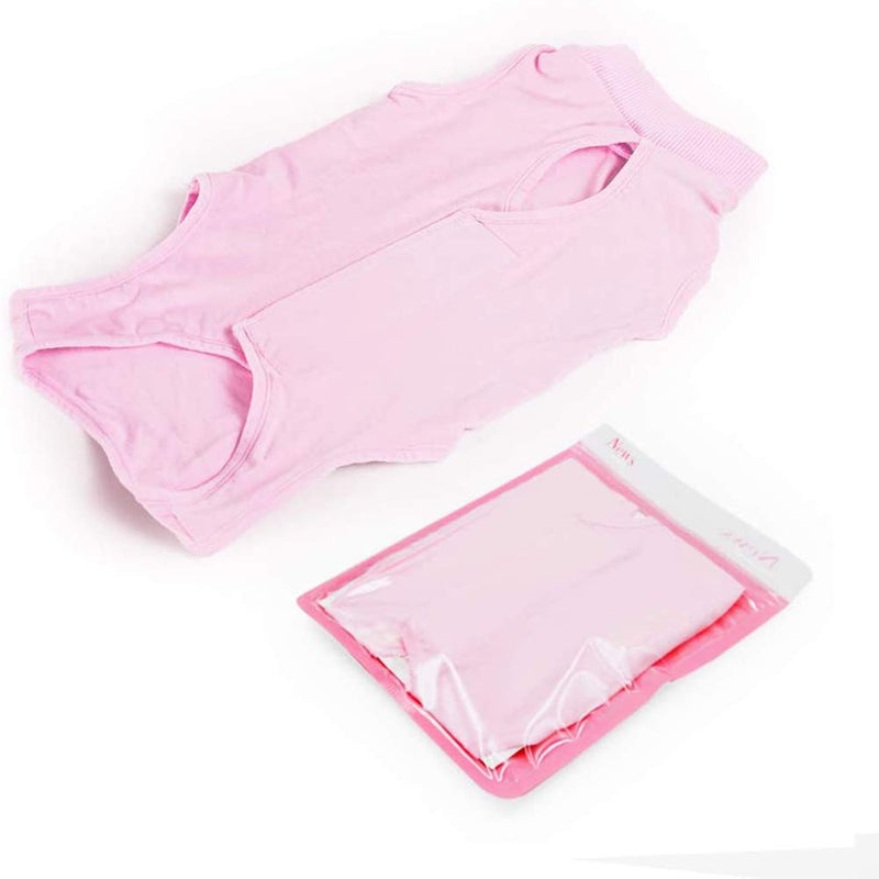 Yeapeeto Cat Professional Recovery Suit for Abdominal Wounds and Skin Diseases, E-Collar Alternative for Cats and Dogs, After Surgey Wear Anti Licking, Recommended by Vets（Pink,S Small (Pack of 1) Pink