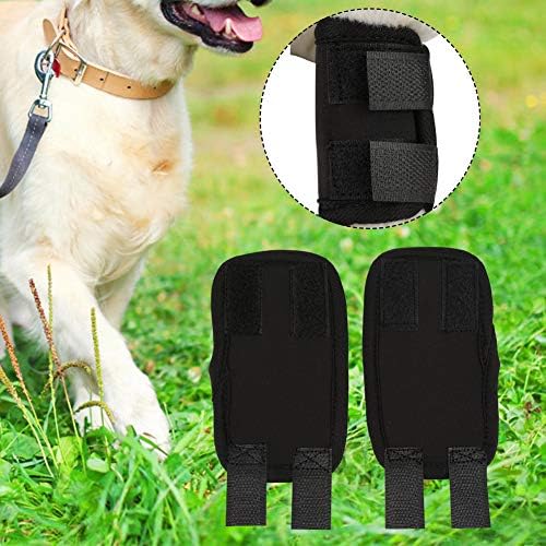 KUIDAMOS Dog Leg Protector Dog Leg Brace Front, Neoprene SBR, Front Brace for Dogs for Reducing Chronic Inflammation, Prevents Injuries Pet Splint for Dog(Black, S Code) - PawsPlanet Australia