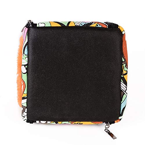KAMEIOU Pet Small Animals Hedgehog Rat Small Guinea Pig Carrier Bag with Detachable Strap Double Zipper Travel Guinea Pig Rat Chinchillas Hamster Hedgehog Carriers Sling Handbag for Small Animals Cartoon B