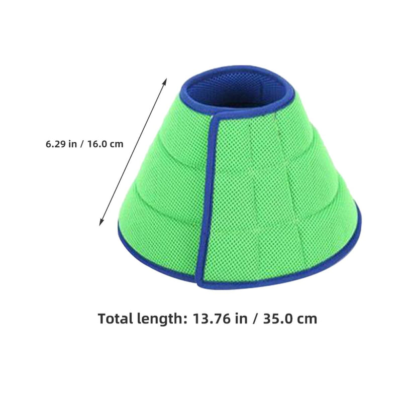 PRETYZOOM Adjustable Non-Woven Fabric Neck Collar for Pets. Comfortable and lightweight protective neck collar for cats and dogs. Suitable for surgery and recovery phases. Neck circumference 30-35 cm.