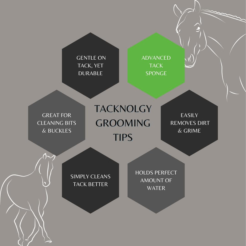 Epona Tacknology Advanced Tack Sponge Horse Grooming Tool