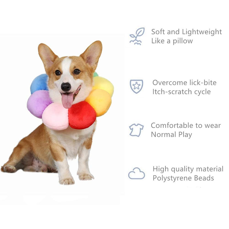 Pet Adjustable Recovery Collar - Recovery Protective Pet Cone Wound Healing Protective Soft Edge for Pets/Kitten/Cats/Small Dogs L - PawsPlanet Australia