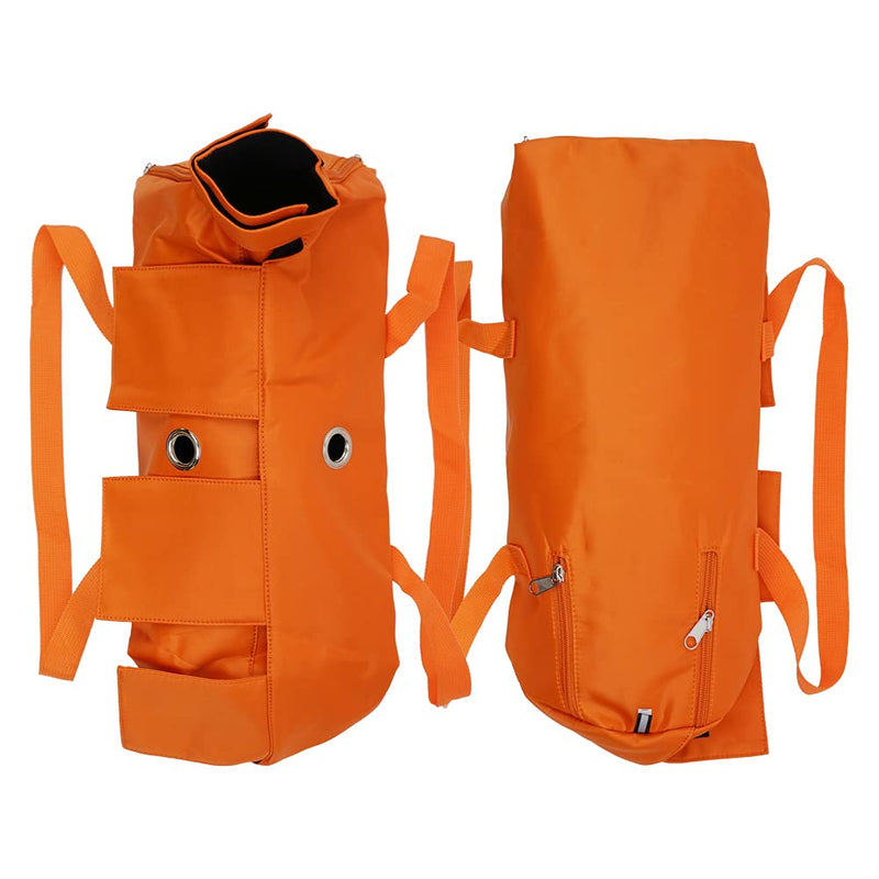 Kukaster Pet Cat’s Restraint Bag for Claw Care Nail Trimming Anti-scratching Grooming Bag for Cats Medical Examination(orange-m) Medium orange - PawsPlanet Australia