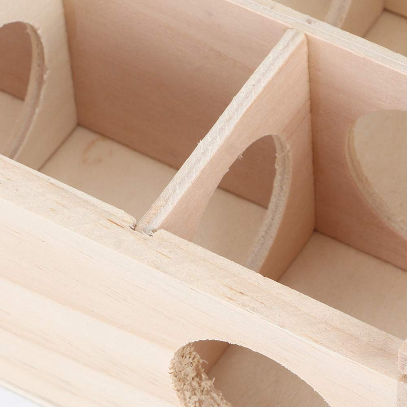 Hamster Maze Toy, Wood Rat House with Organic Glass Interactive Intelligent Small Pet Toy for Rat Hamsters - PawsPlanet Australia