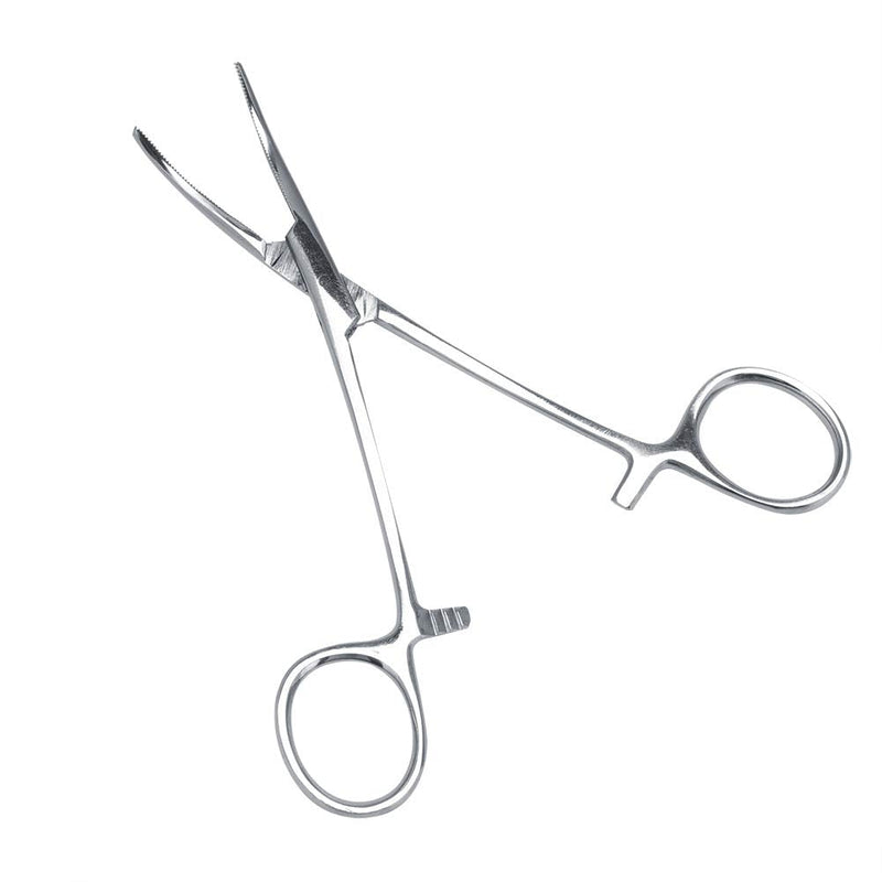 Dog Ear Hair Removal Tool, Dog Ear Plucking Tool Dog Ear Hair Remover Pets Ears Nose Hair Puller Stainless Steel Grooming Cleaning Clamp with Curved Tip Tweezers for Pet Cat Trimmer Accessories(small) - PawsPlanet Australia
