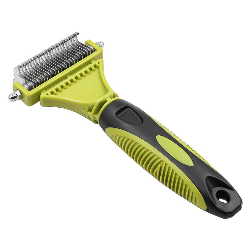 Namvo Dog Brush Cat Comb Dog Grooming Rake, Dematting Comb, Shedding Tool, Undercoat Rake for Small, Medium and Large Pets - PawsPlanet Australia