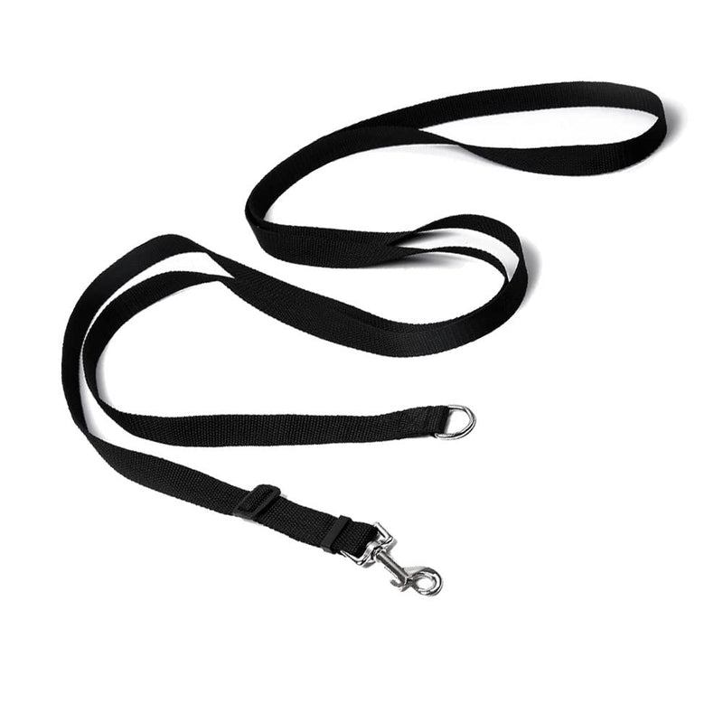Drema Black Durable Nylon Dog Training Leash,Dog/Puppy Obedience Recall Training Agility Lead-10 ft 20 ft, Training Leash, Play, Safety, Camping,or Backyard (10ft) 10ft - PawsPlanet Australia