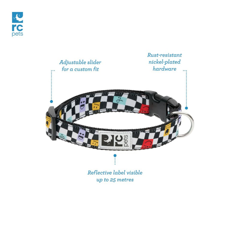 RC Pets 3/4 Inch Adjustable Dog Clip Collar, Small, Urban Woodsman Small - 0.7" Width