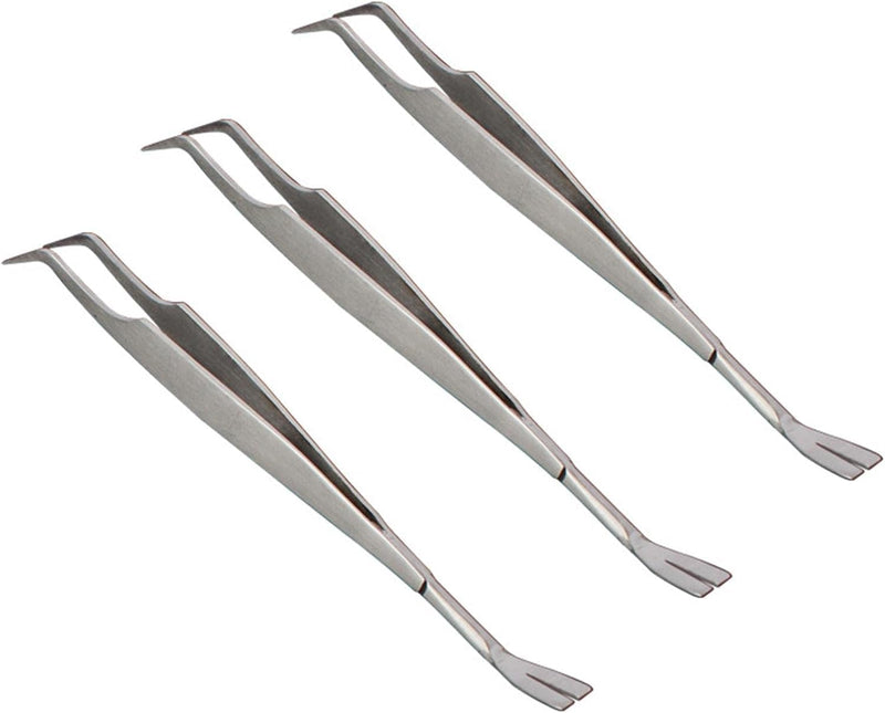 Silver 2 in 1 Tick Removal Tool for Pets,Stainless Steel Professional Tick Tweezers Ticks Remover for Dogs, Cats and Humans,Flea and Tick Control,Tick Remover Tools - PawsPlanet Australia
