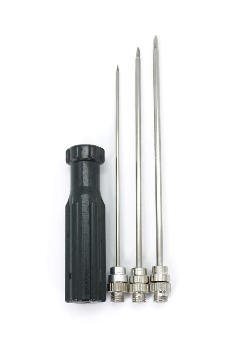 Fish Venting Tool Three Sizes of Stainless Steel Needle with Plastic Storage Bin （Fish Will Not Clog The Needle） - PawsPlanet Australia
